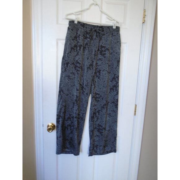 Rafaella Comfort Black Wide Leg Pants Size XL with Tie $79 value - Picture 1 of 9